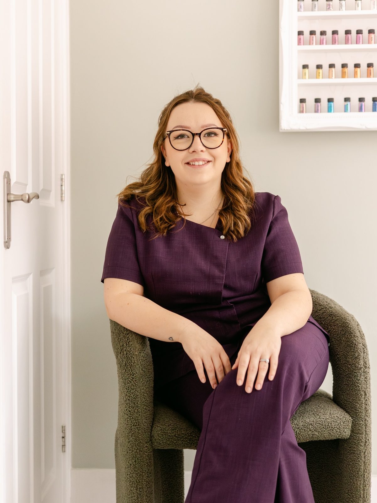 Ellie in the salon